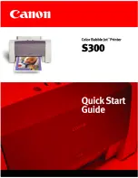 Предварительный просмотр 1 страницы Canon BJC-S300 Quick Start Manual