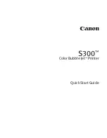 Предварительный просмотр 3 страницы Canon BJC-S300 Quick Start Manual