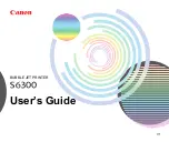 Canon BJC-S6300 User Manual предпросмотр