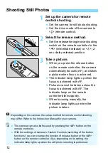 Предварительный просмотр 12 страницы Canon BR-E1 Instruction Manual