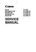 Предварительный просмотр 1 страницы Canon C12-8281 Service Manual