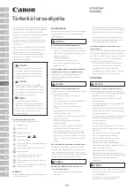 Предварительный просмотр 56 страницы Canon C1333iF Important Safety Instructions Manual
