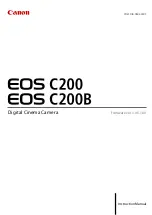 Canon C200B Instruction Manual предпросмотр