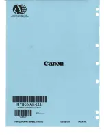 Предварительный просмотр 41 страницы Canon C3000 - MultiPASS Color Inkjet Printer Parts Catalog