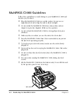 Preview for 185 page of Canon C3000 - MultiPASS Color Inkjet Printer User Manual