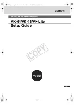 Предварительный просмотр 1 страницы Canon C50FSi - VB Network Camera Setup Manual
