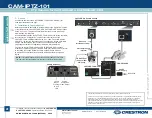 Предварительный просмотр 2 страницы Canon CAM-IPTZ-101 Quick Start Manual