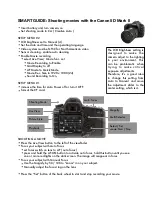 Предварительный просмотр 1 страницы Canon CANON 5D MARK II Smart Manual