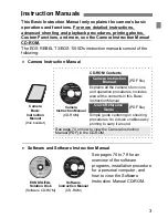 Предварительный просмотр 3 страницы Canon CANON EOS 1100D Basic Instruction Manual