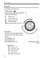 Предварительный просмотр 16 страницы Canon CANON EOS 1100D Basic Instruction Manual