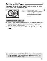 Предварительный просмотр 25 страницы Canon CANON EOS 1100D Basic Instruction Manual