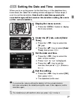 Предварительный просмотр 27 страницы Canon CANON EOS 1100D Basic Instruction Manual