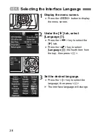 Предварительный просмотр 28 страницы Canon CANON EOS 1100D Basic Instruction Manual