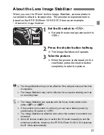 Предварительный просмотр 31 страницы Canon CANON EOS 1100D Basic Instruction Manual