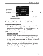 Предварительный просмотр 47 страницы Canon CANON EOS 1100D Basic Instruction Manual