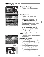 Предварительный просмотр 71 страницы Canon CANON EOS 1100D Basic Instruction Manual