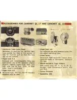 Предварительный просмотр 3 страницы Canon Canonet G III QL17 Manual