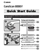Canon CanoScan 8000F Quick Start Manual предпросмотр
