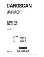 Предварительный просмотр 1 страницы Canon CanoScan 9900F Service Manual