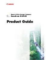 Preview for 1 page of Canon CanoScan D646U Product Manual