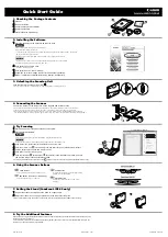 Предварительный просмотр 1 страницы Canon CanoScan F910111 Quick Start Manual