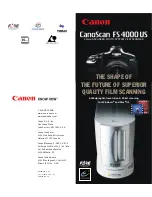 Canon CanoScan FS4000US Brochure & Specs preview