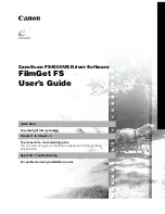 Preview for 1 page of Canon CanoScan FS4000US User Manual