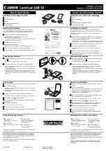 Canon CanoScan LIDE 70 Quick Start Manual предпросмотр