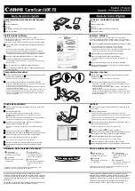 Preview for 2 page of Canon CANOSCAN LIDE 70 Quick Start Manual