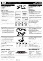 Предварительный просмотр 1 страницы Canon CanoScan LiDE90 Quick Start Manual