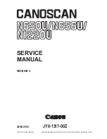 Canon CANOSCAN N1220U Service Manual предпросмотр