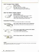 Предварительный просмотр 24 страницы Canon Canovision E800 Hi Instruction Manual