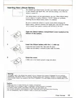 Preview for 25 page of Canon Canovision E800 Hi Instruction Manual