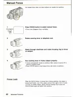 Предварительный просмотр 54 страницы Canon Canovision E800 Hi Instruction Manual