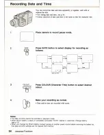 Предварительный просмотр 66 страницы Canon Canovision E800 Hi Instruction Manual