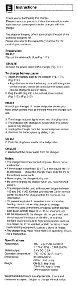 Preview for 2 page of Canon CB-2LT Instructions