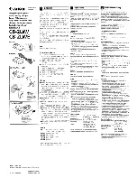 Canon CB-2LW User Manual preview