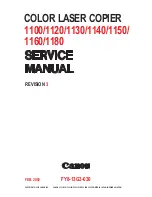 Предварительный просмотр 2 страницы Canon CLC 1130 Service Manual