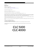 Предварительный просмотр 3 страницы Canon CLC 4000 Service Manual