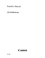 Предварительный просмотр 1 страницы Canon CLC5100 Series Manual