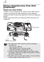 Предварительный просмотр 274 страницы Canon CNG10HOLKIT5-BFLYK1 - Powershot G10 14.7 Megapixel Digital Camera User Manual