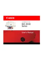 Предварительный просмотр 1 страницы Canon Color Bubble Jet BJ3000U Series User Manual