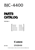 Предварительный просмотр 33 страницы Canon Color Bubble Jet BJC-4400 Series Service Reference Manual