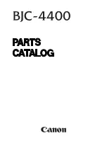 Предварительный просмотр 35 страницы Canon Color Bubble Jet BJC-4400 Series Service Reference Manual