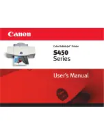 Предварительный просмотр 1 страницы Canon Color Bubble Jet S450 Series User Manual