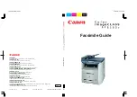 Preview for 1 page of Canon Color imageCLASS 8180c Facsimile Manual