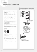 Предварительный просмотр 2 страницы Canon Color imageCLASS MF741Cdw Getting Started