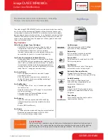 Canon Color imageCLASS MF8050Cn Specifications предпросмотр