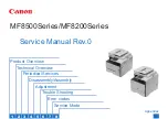 Canon Color imageCLASS MF8280Cw Service Manual предпросмотр