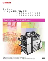 Canon Color imageRUNNER C2880i Sending And Facsimile Manual preview